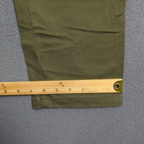 Perk Pants Men's 35x30 Green Feel Good Chino Slim Stretch Casual 5 Pocket - Picture 7 of 10